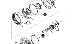 Подшипник CA0118370 Komatsu