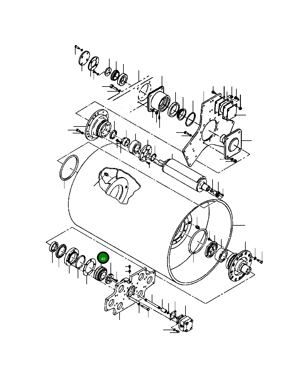 Подшипник 97 703 Komatsu