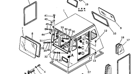 Крышка 566-54-43560  Komatsu