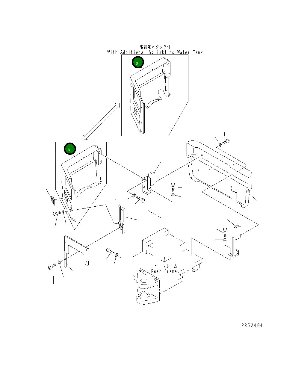 Крышка 26A-54-14630  Komatsu