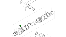 Крышка, ROD K4340301-4 Komatsu