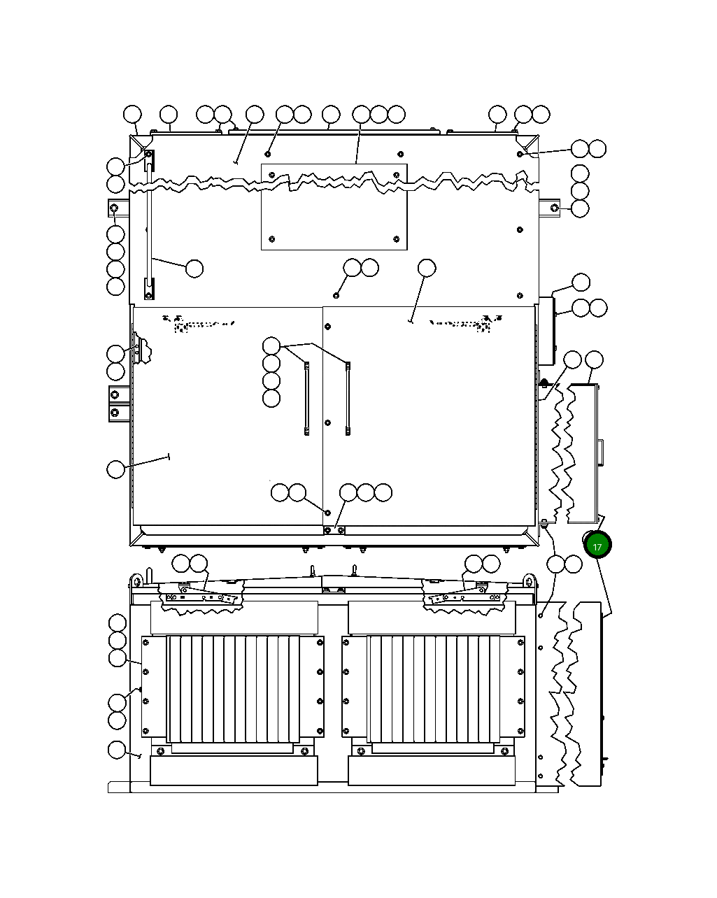 Крышка EC4046 Komatsu