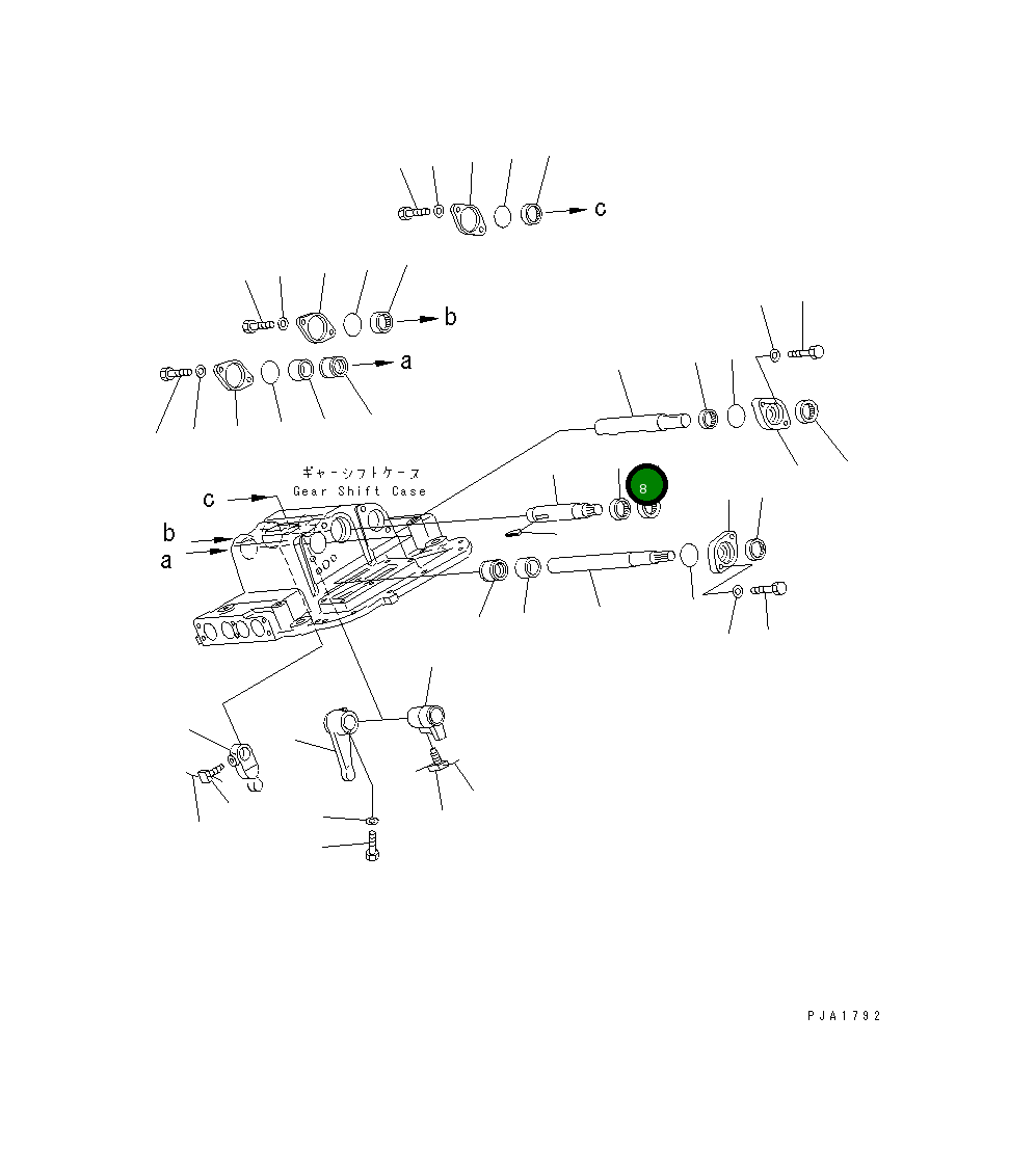 Подшипник 14X-14-19350  Komatsu