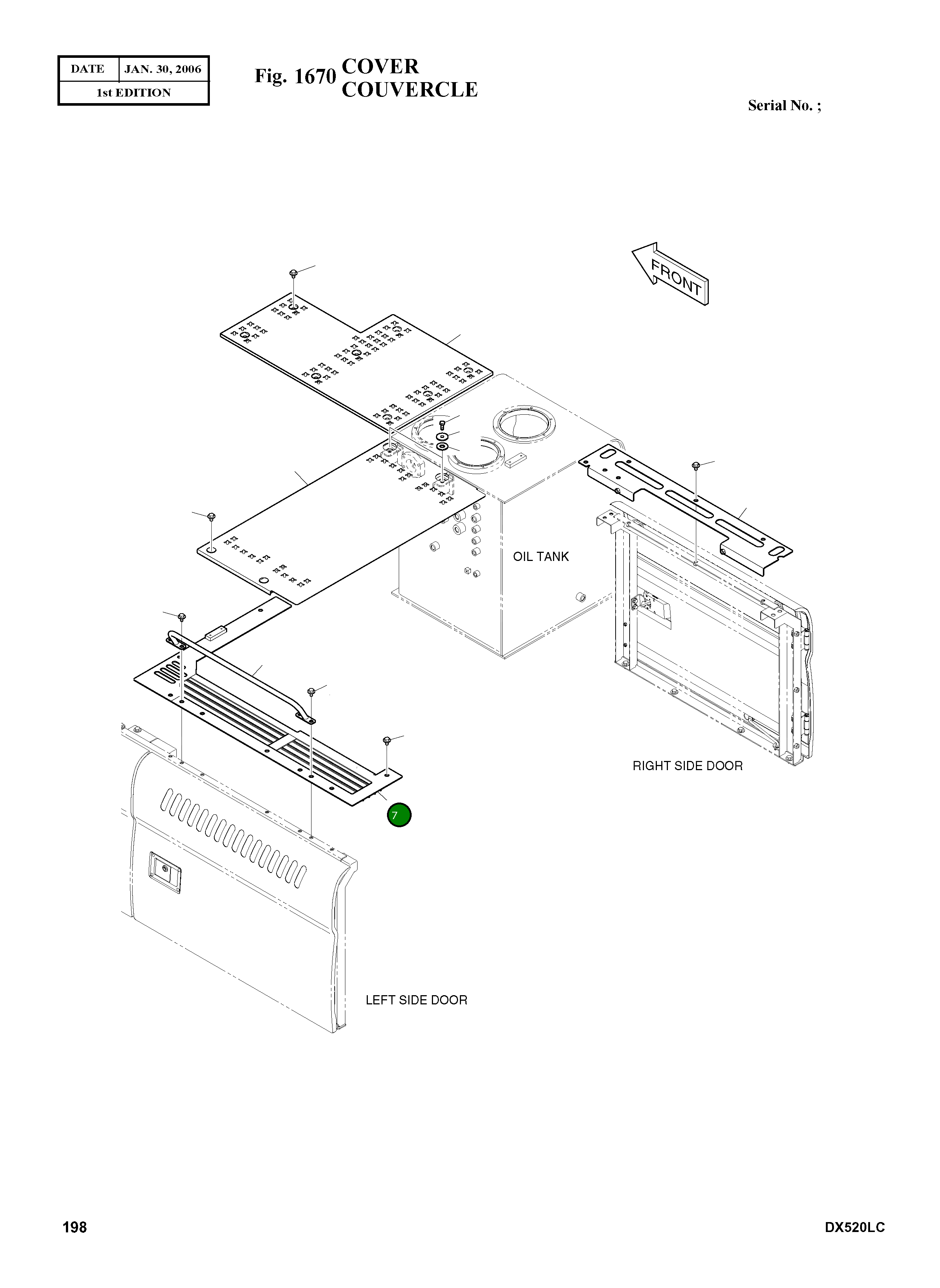 Крышка K1000006B Komatsu