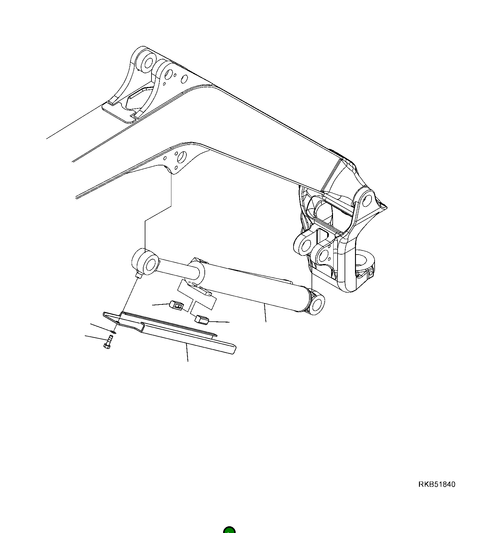 Крышка 22J-70-R6110  Komatsu