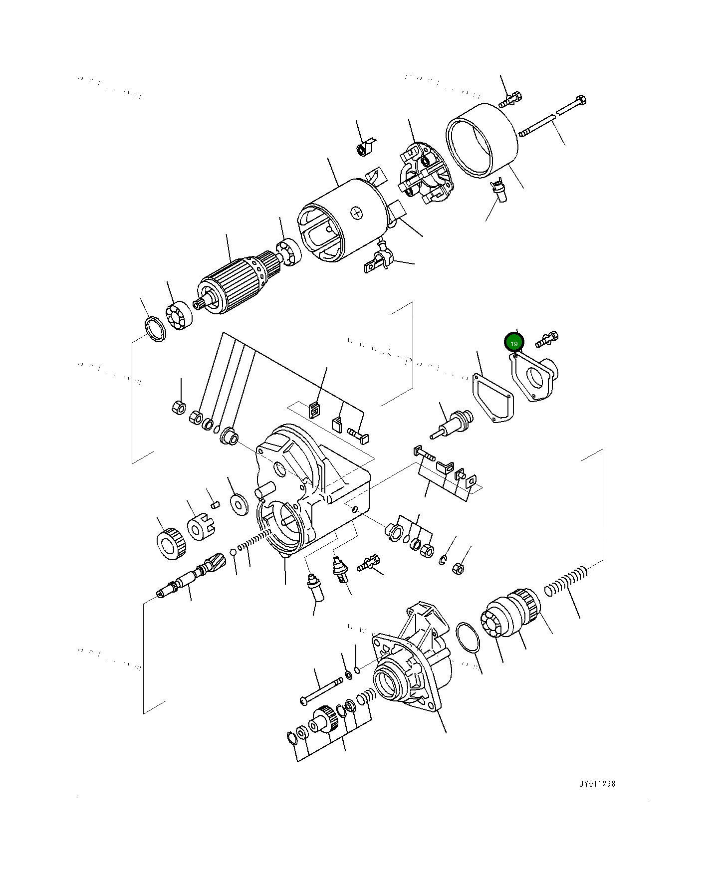 Крышка ND0535050290 Komatsu