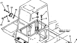 Крышка 21N-54-12420 Komatsu