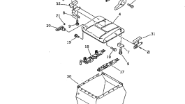 Крышка 423-57-11370  Komatsu
