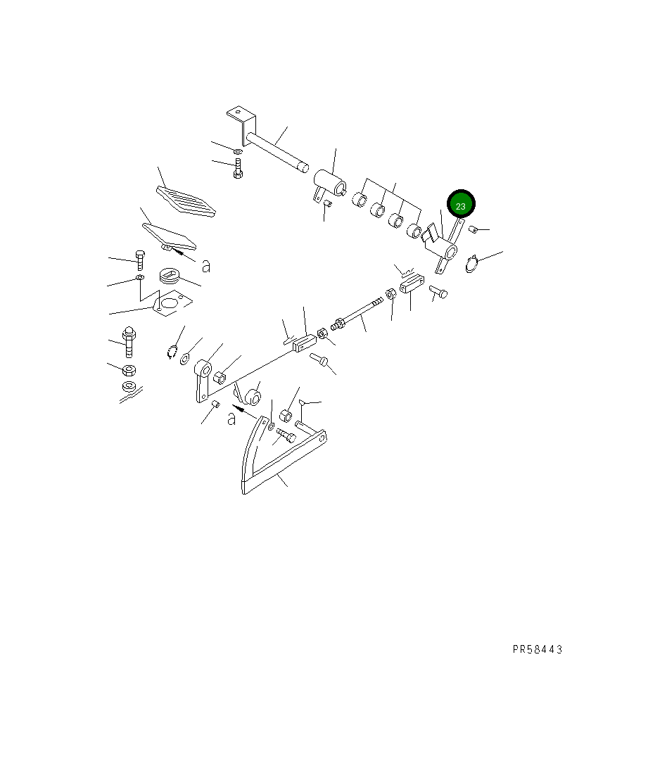Рычаг 234-43-51540 Komatsu