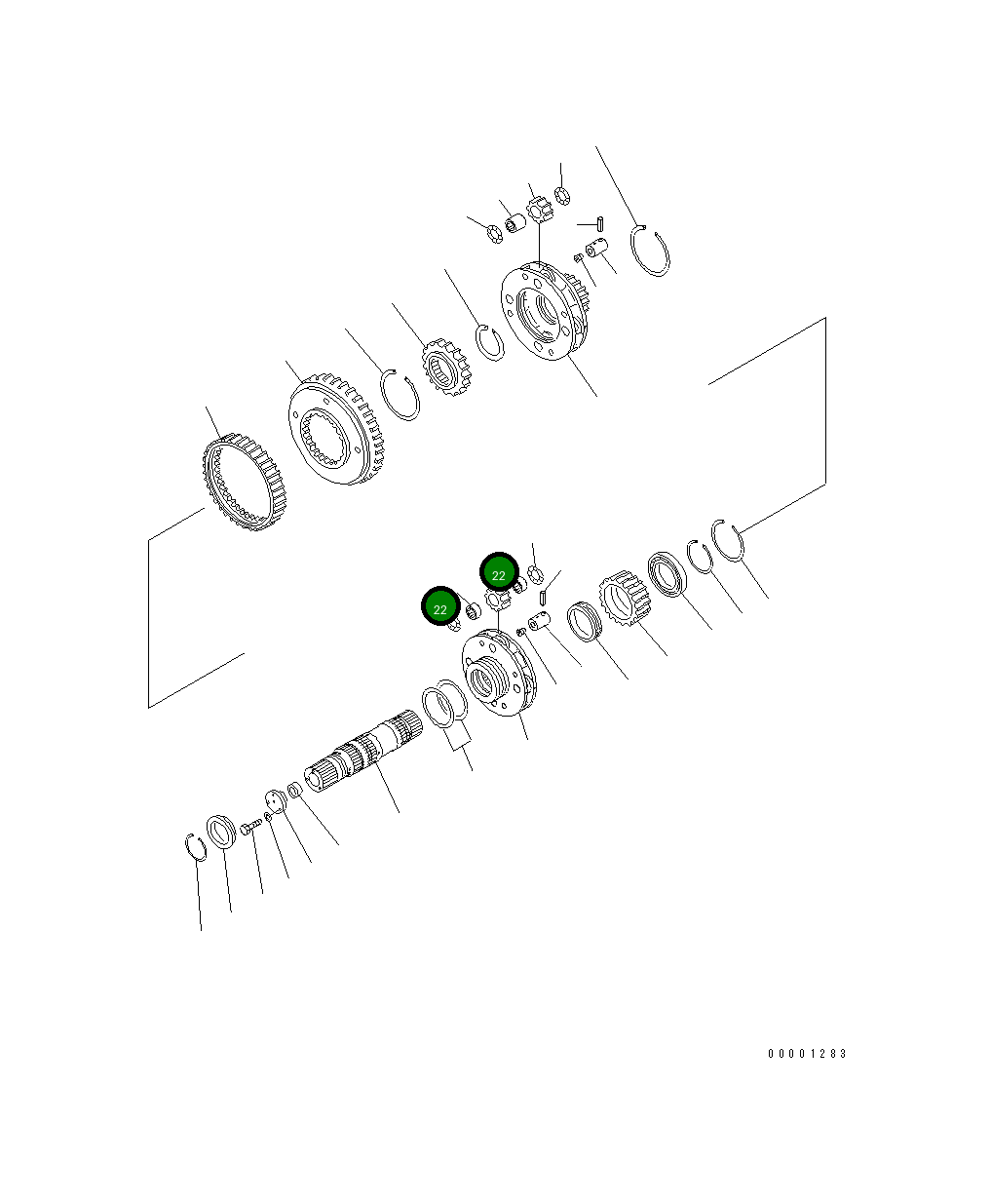 Подшипник 41E-15-29311 Komatsu