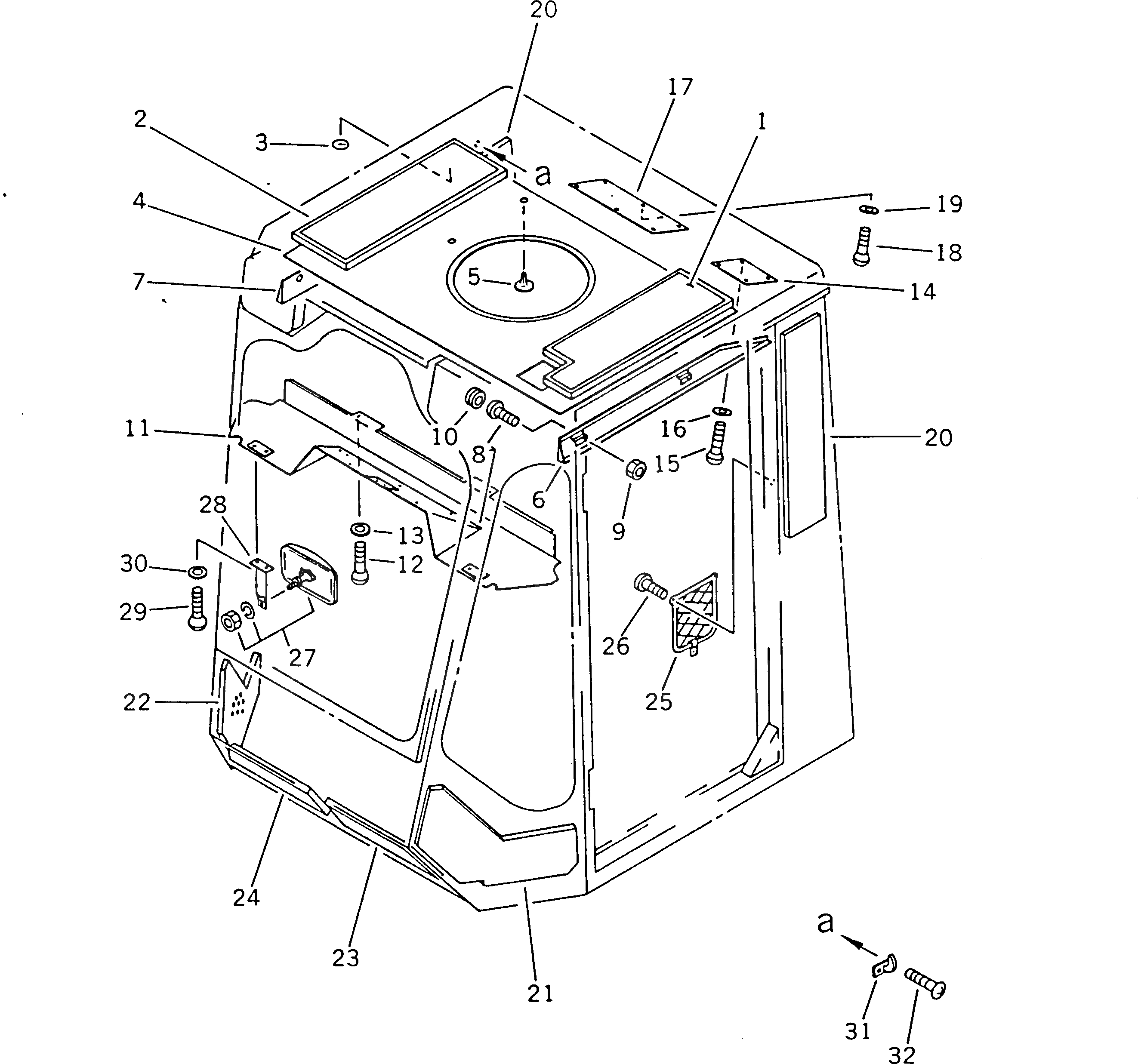 Крышка 41E-56-11420  Komatsu