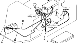 Кабель 234-06-21480 Komatsu