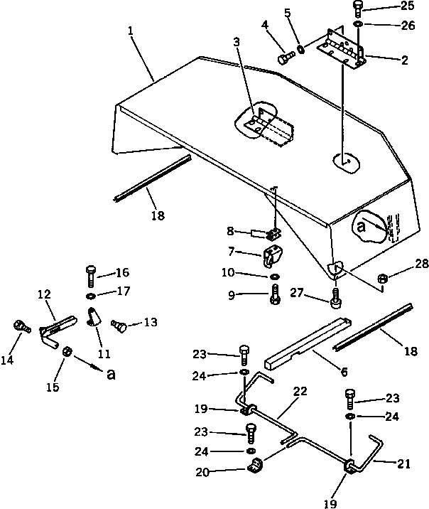Крышка 703-09-93230 Komatsu