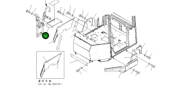 Крышка 416-54-34373  Komatsu