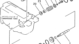 Вилка 20K-14-11331 Komatsu
