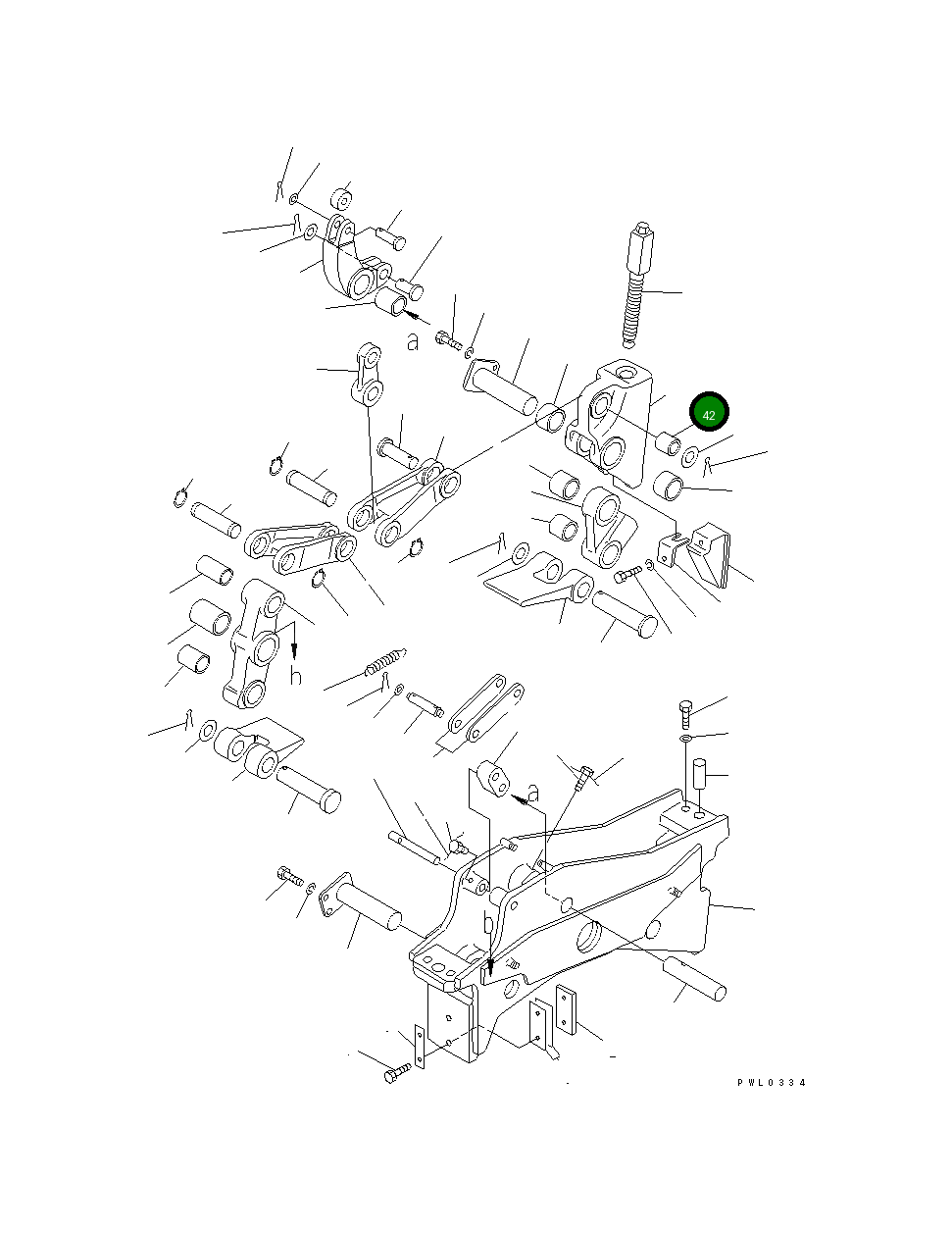 Рычаг 170-33-12610 Komatsu