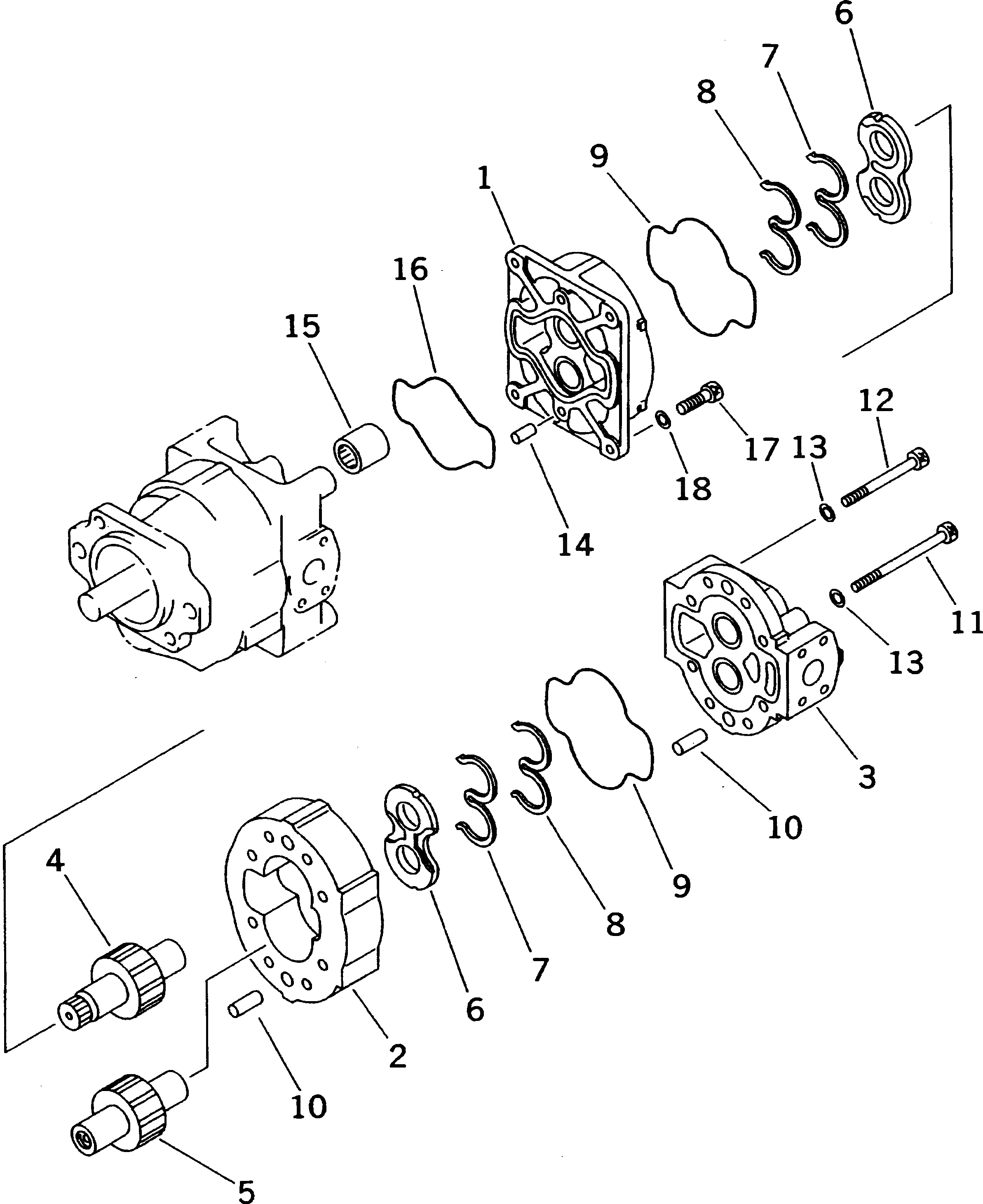 Крышка 705-18-04180  Komatsu