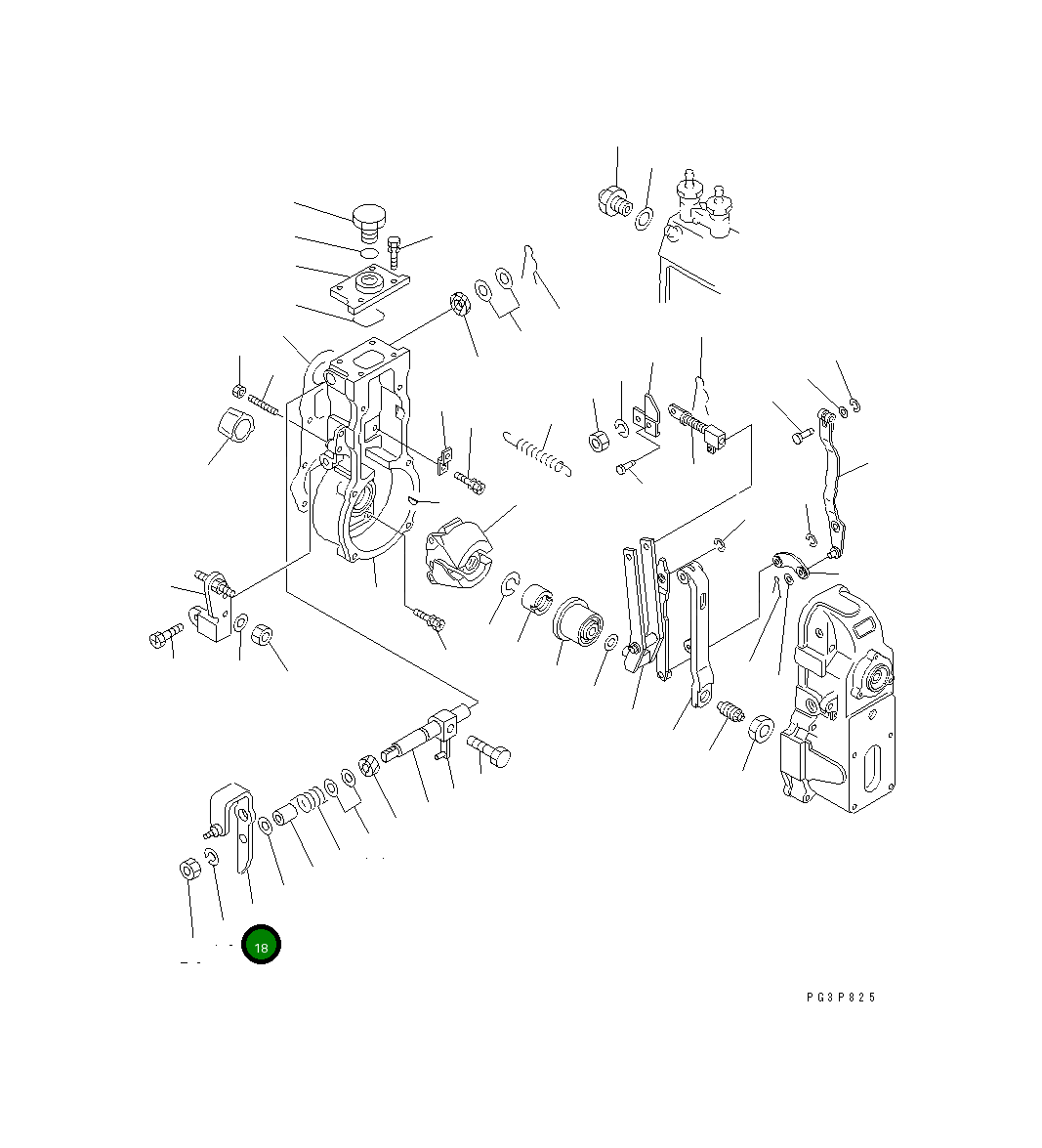 Рычаг DK154381-6020 Komatsu