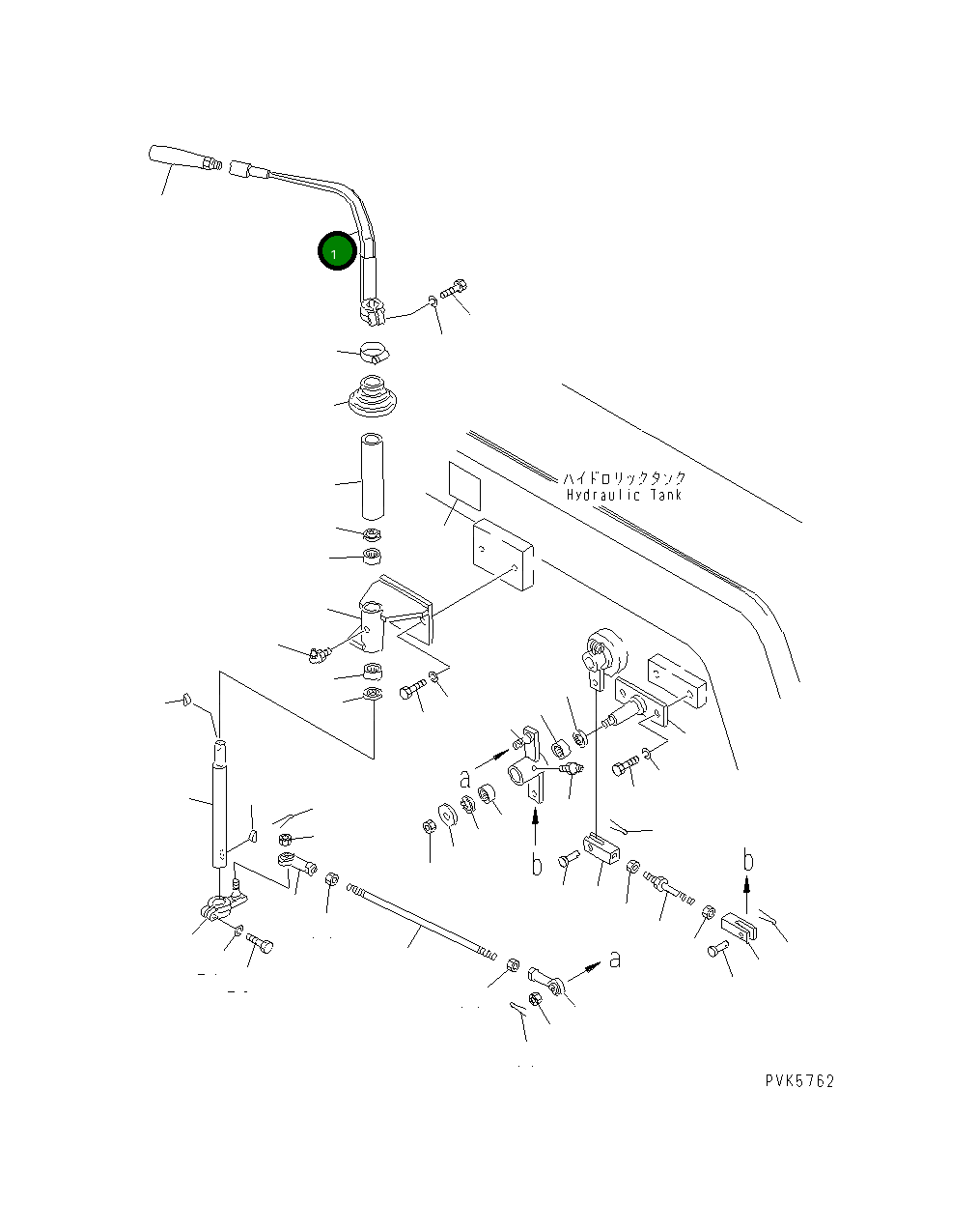 Рычаг 120-Y54-3621 Komatsu