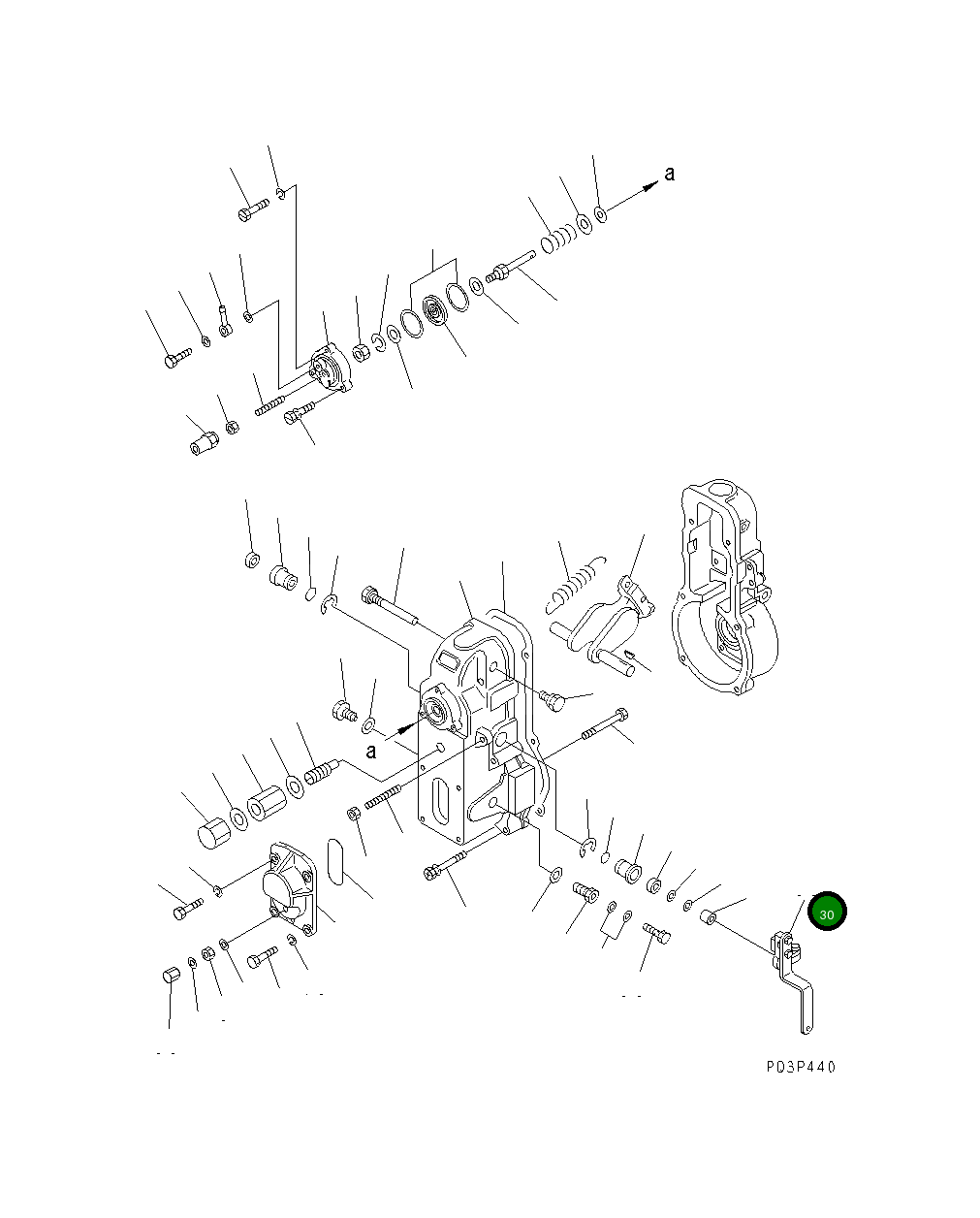 Рычаг DK154343-4220 Komatsu