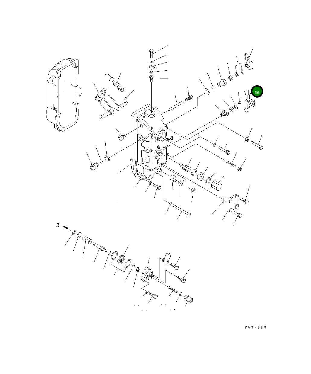 Рычаг DK154366-4120 Komatsu