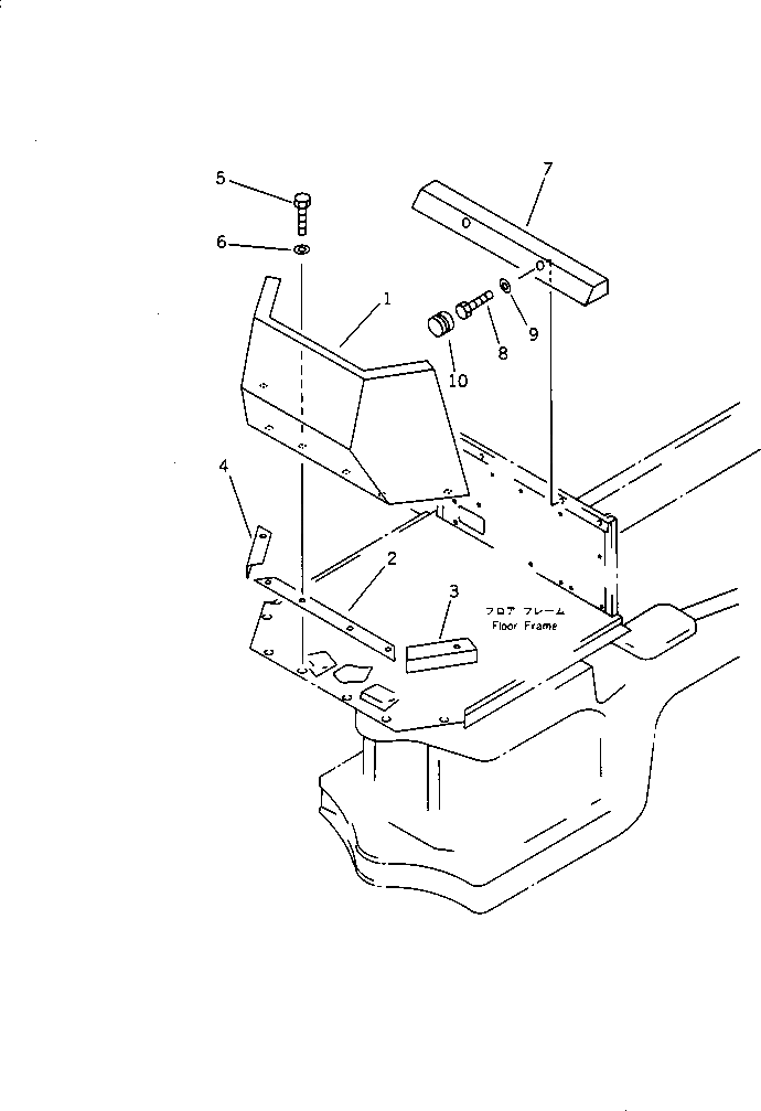 Крышка 424-54-17191  Komatsu