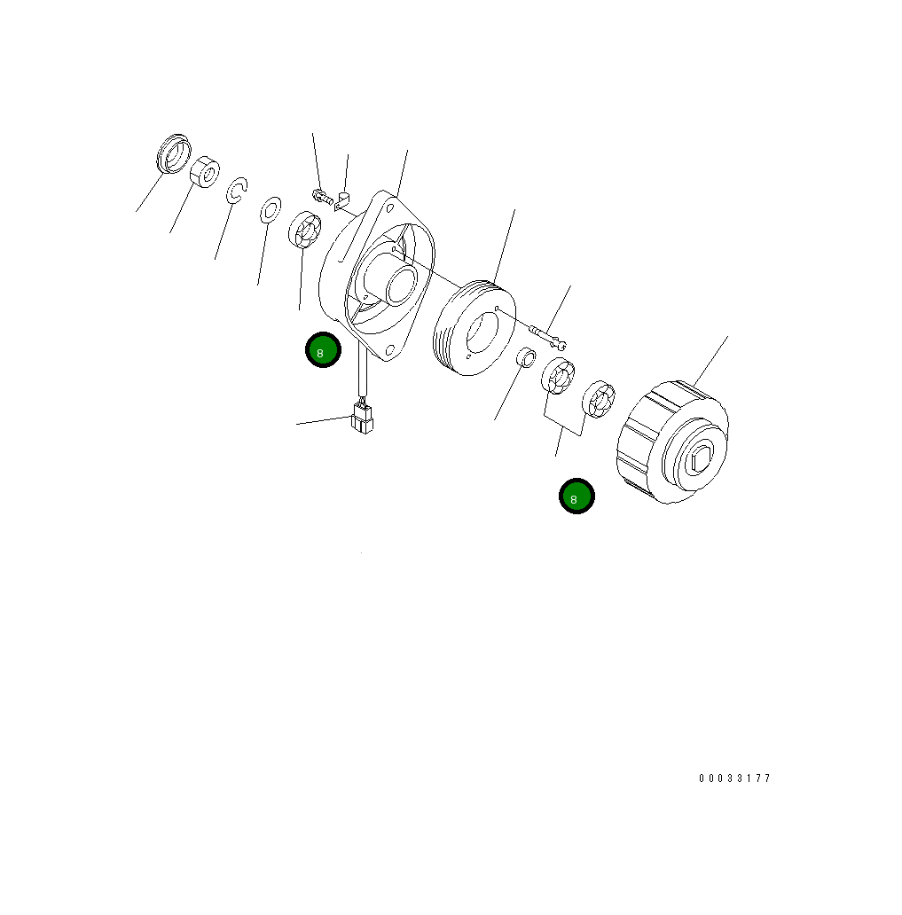 Подшипник YM24104-062010 Komatsu