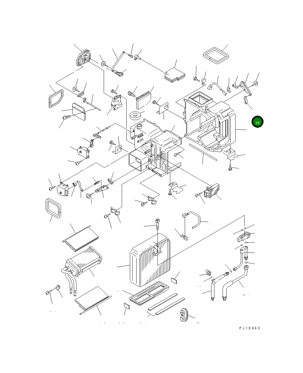 Рычаг ND116682-0940 Komatsu