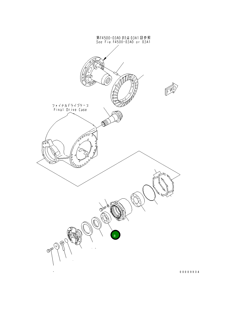 Подшипник 06003-30312 Komatsu