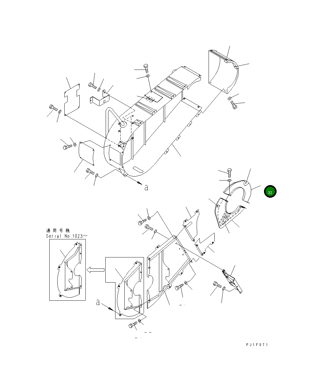 Крышка 8296-54-1720  Komatsu