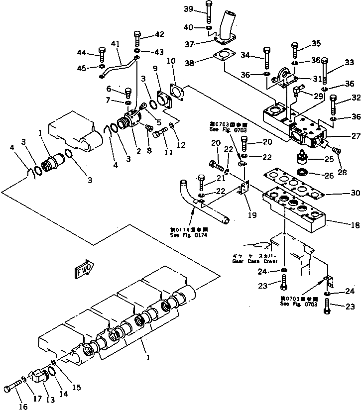 Крышка 6162-13-6511  Komatsu