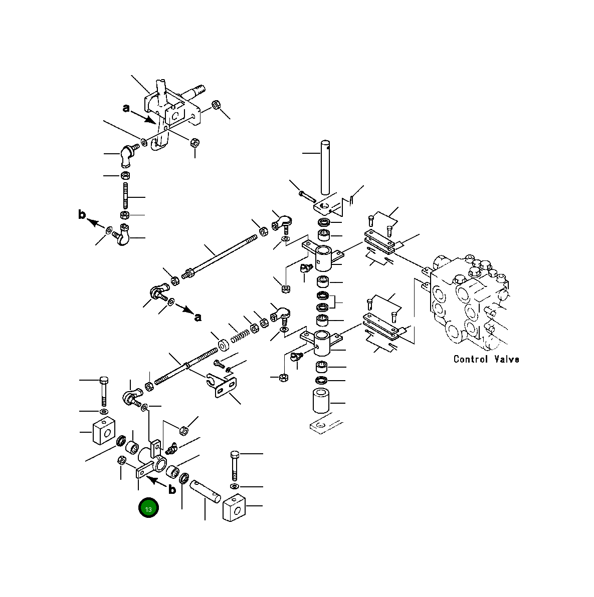 Рычаг 417-43-18211 Komatsu