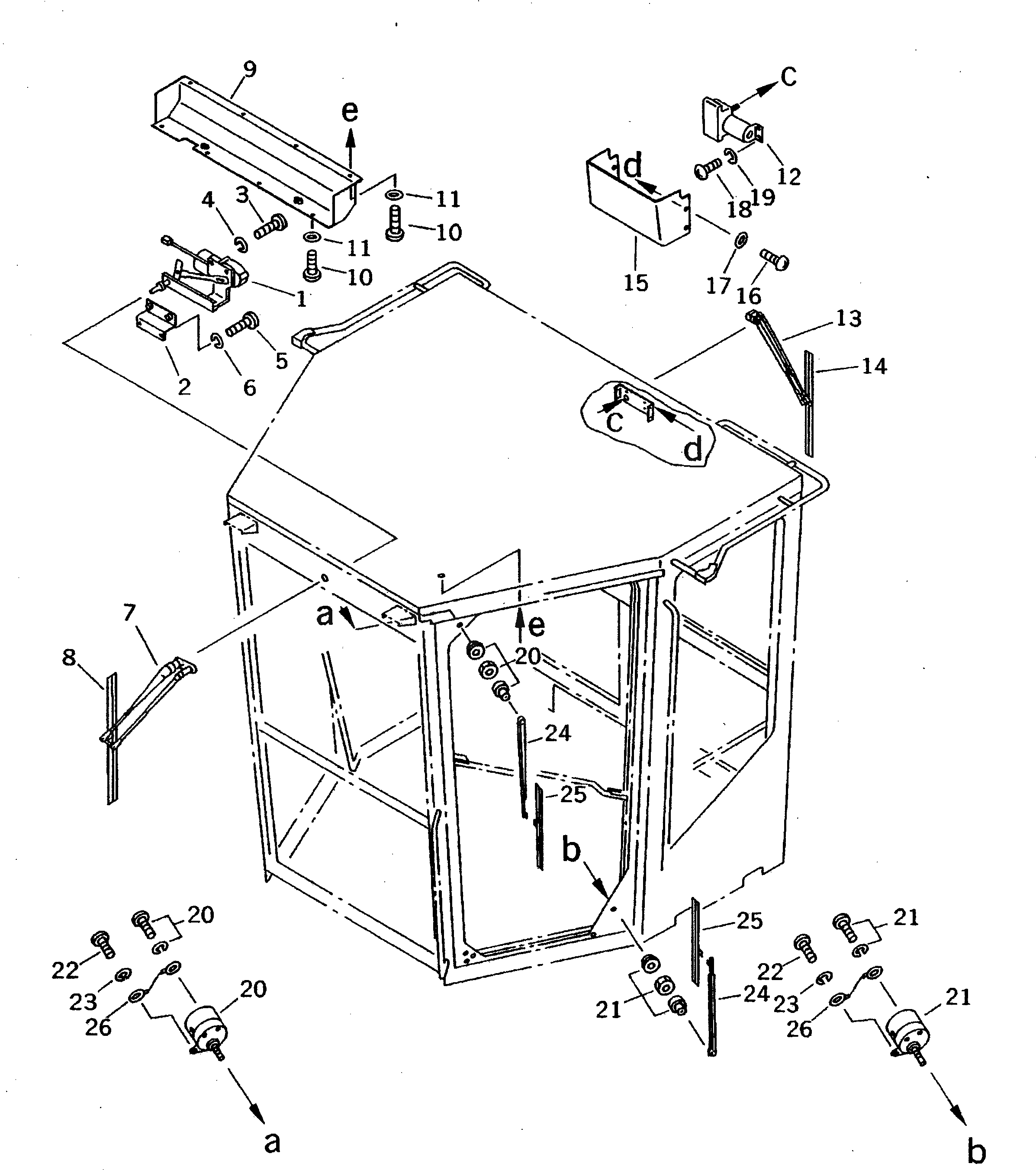 Крышка 23F-950-1160 Komatsu