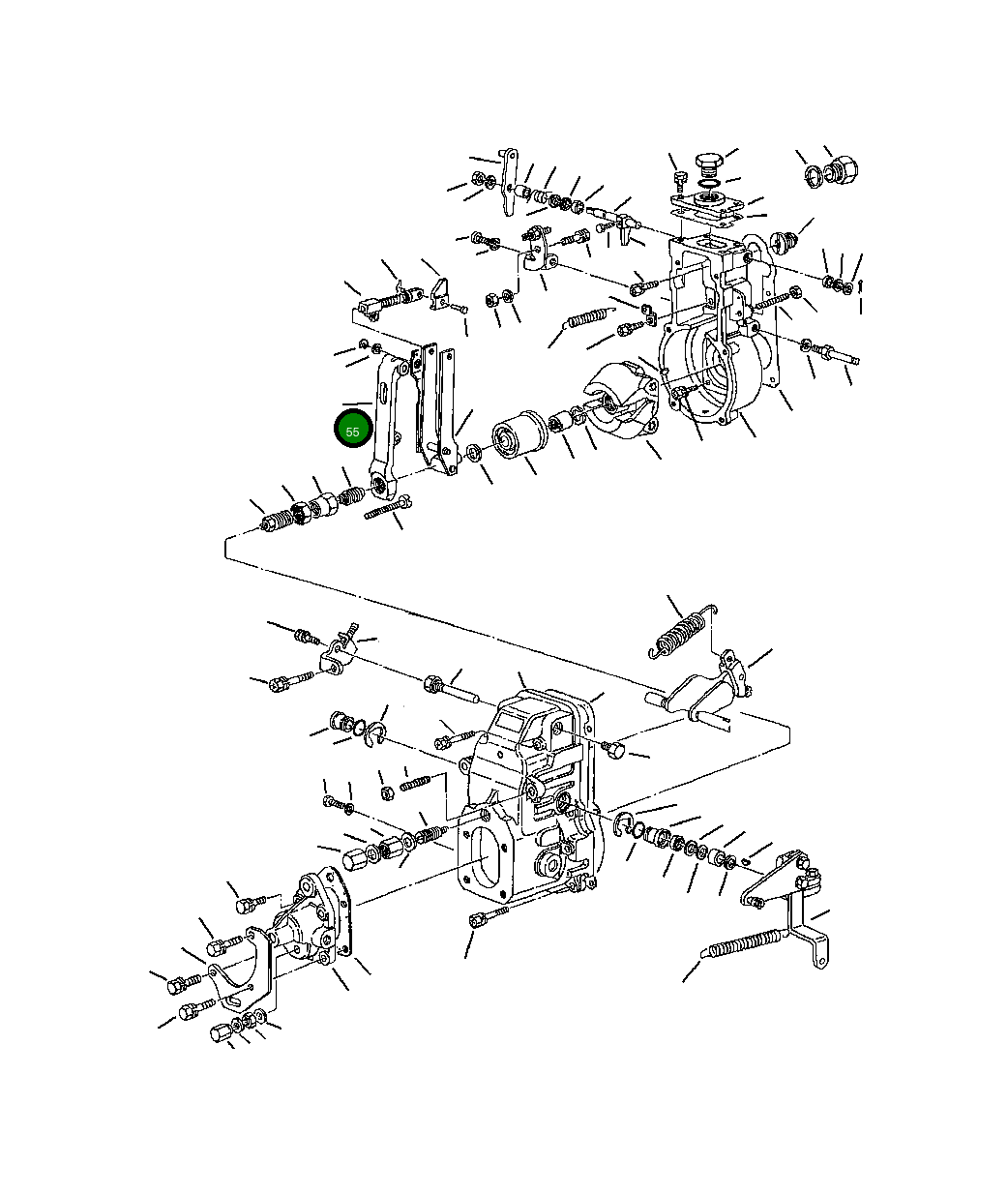 Рычаг YMX15423-95120 Komatsu