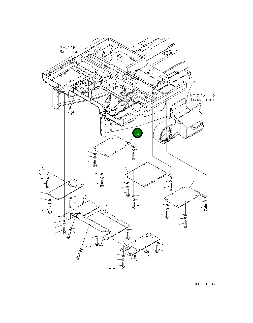 Крышка 8240-54-1750 Komatsu