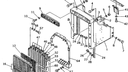 Тканевый элемент (для шумоподавления) 195-862-2241 Komatsu