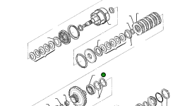 Подшипник CK0246412 Komatsu