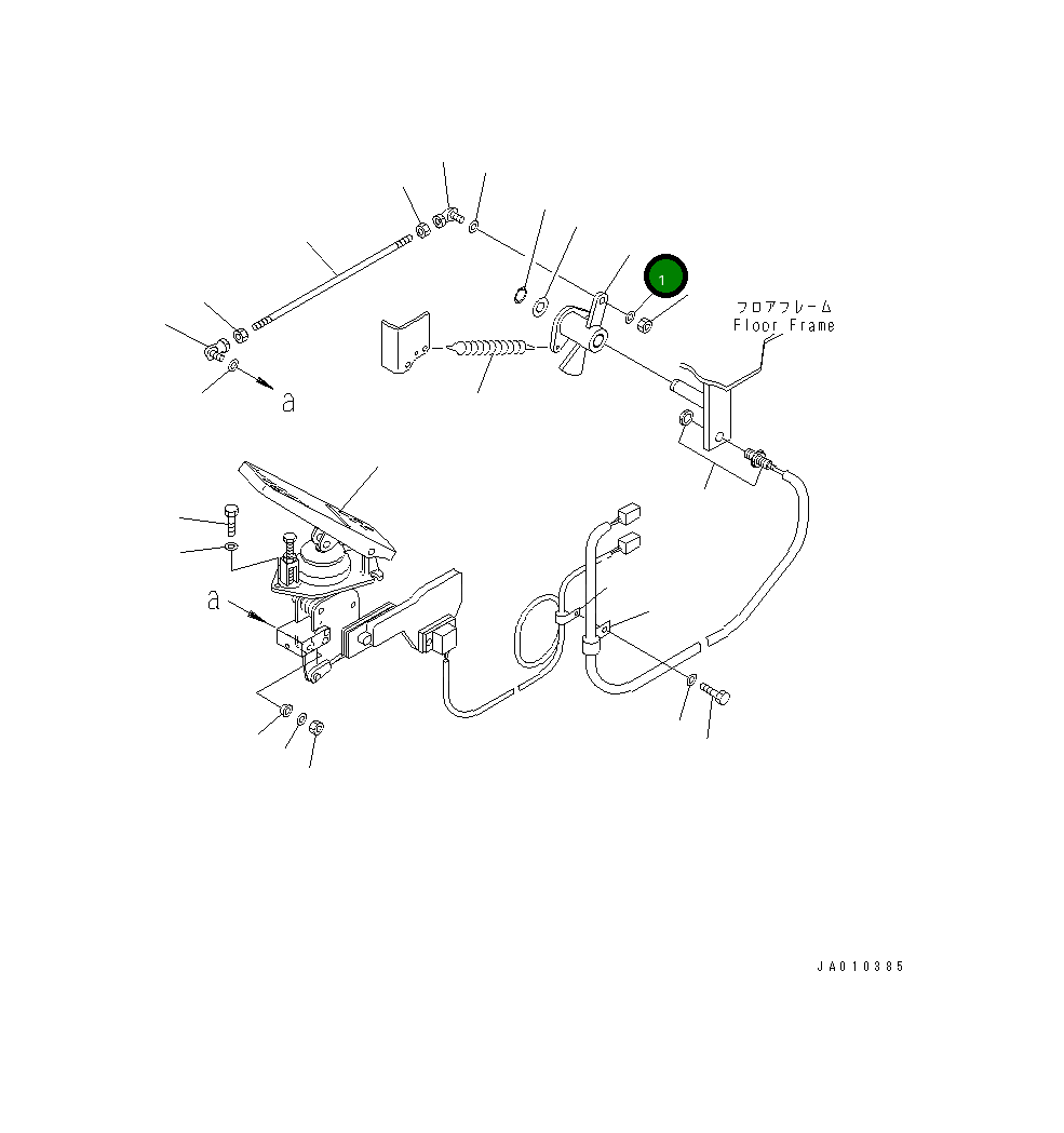 Рычаг 235-43-46110 Komatsu
