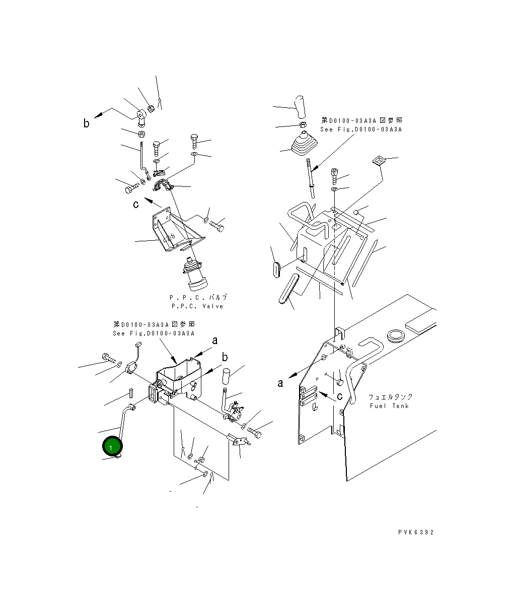 Рычаг 114-43-51660 Komatsu