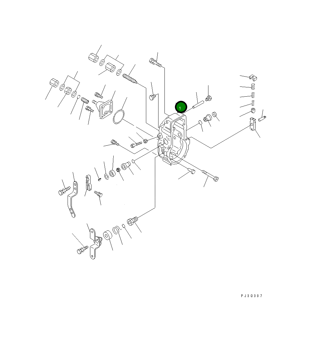 Крышка ND091011-2330 Komatsu