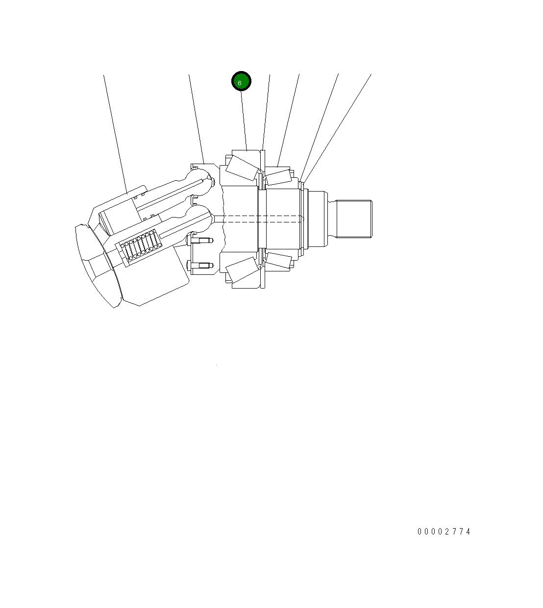 Подшипник UC1100353859 Komatsu