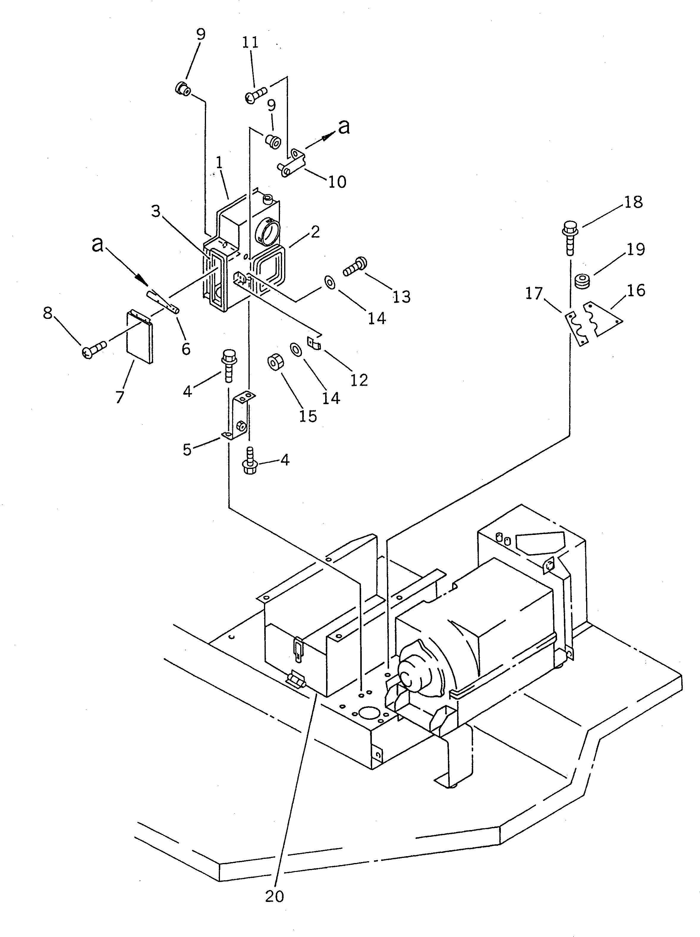 Рычаг 417-963-3550 Komatsu