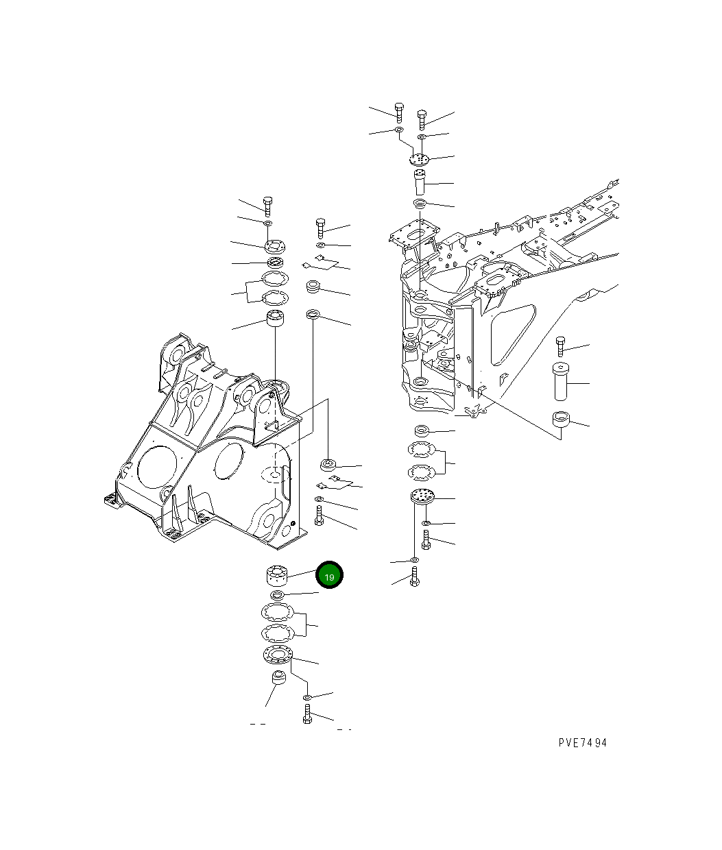 Подшипник 427-46-11350 Komatsu