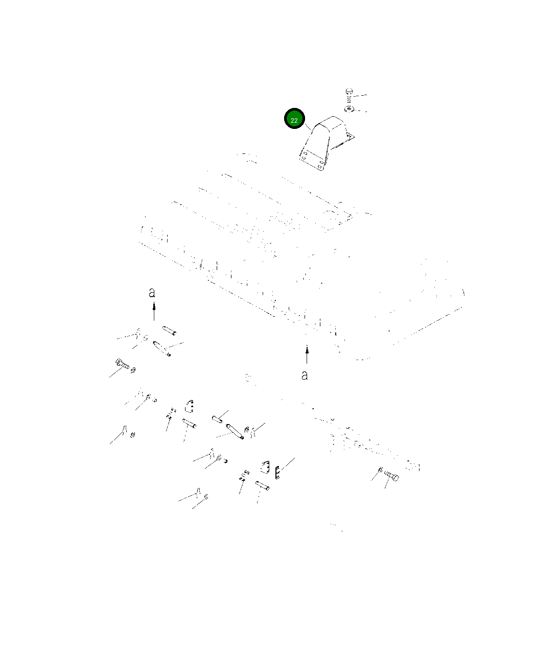 Крышка 2A7-54-11191  Komatsu