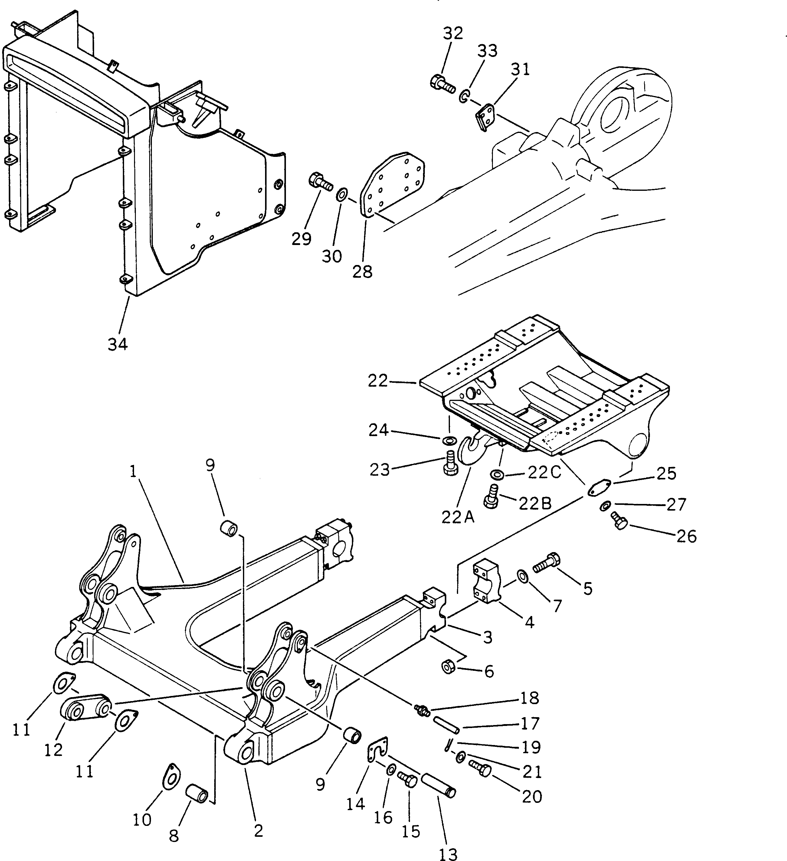Крышка 195-71-37330 Komatsu