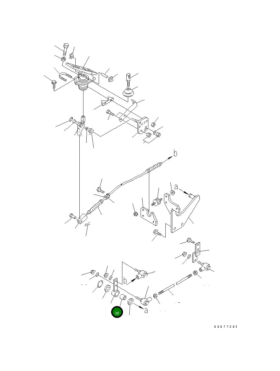 Рычаг 417-43-21320 Komatsu