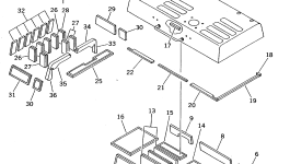 Тканевый элемент 20Y-54-22930 Komatsu