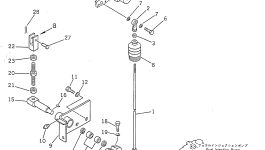 Кронштейн 142-43-14160 Komatsu
