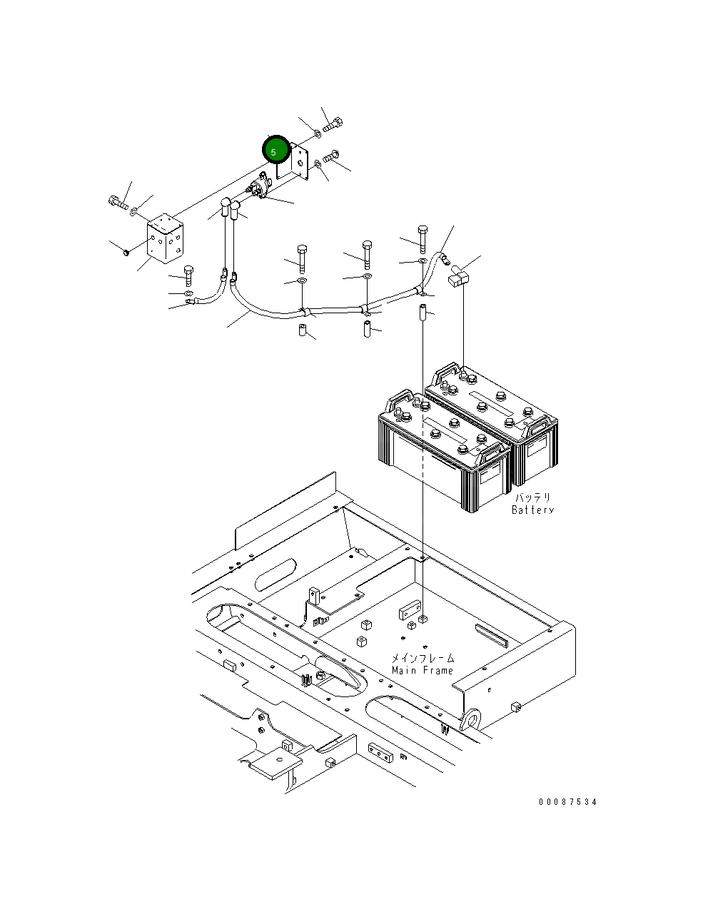 Крышка 8240-06-4671  Komatsu