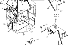 Полка 232-950-5161 Komatsu